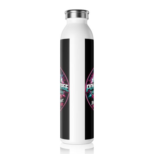 PowerForce Athletics Slim Water Bottle — 'Built Different, Forged Together' Sports Bottle